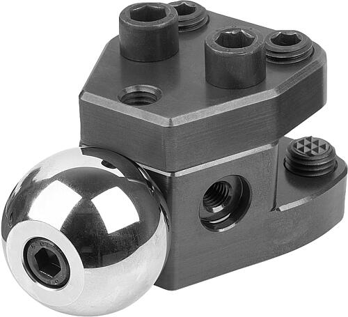 SPANNPRATZE F. WERKSTÜCK-STABILISATOR MIT KUGEL GR.50, D=50, STAHL