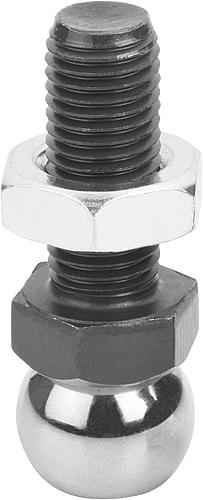 SPANNKUGEL F. WERKSTÜCK-STABILISATOR, MIT SCHRAUBVERBINDUNG GR.50 D1=M36X70, ...