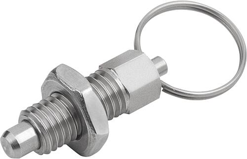 ARRETIERBOLZEN ECO, OHNE RASTNUT, GR.3 D1=M16X1,5, D=8, FORM:S, M.ZUGRING,M.K...
