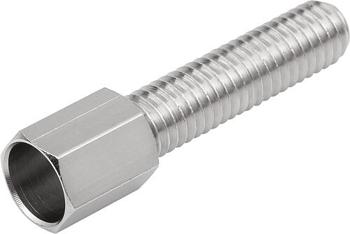 STELLSCHRAUBE M06X24, MESSING VERNICKELT