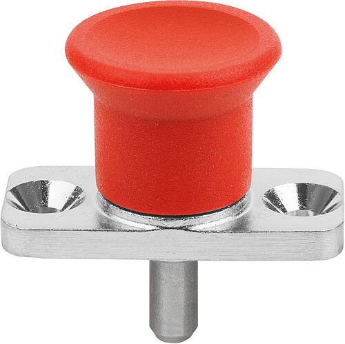 ARRETIERBOLZEN MINI MIT ANSCHRAUBFLANSCH GR.3, D=10, S=10, L4=20, A=38, FORM:...