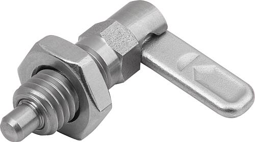 SPERRRIEGEL MIT ANSCHLAG, RECHTS, D=12, M20X1,5, FORM:B M. GEWINDEHÜLSE, M. M...