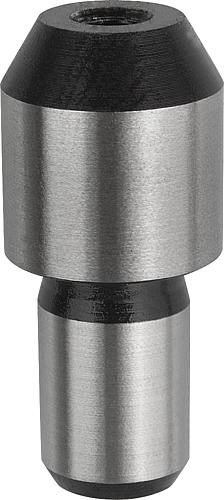 AUFNAHMEBOLZEN ABZIEHBAR, MIT KOPF, D=25, FORM:B, WERKZEUGSTAHL