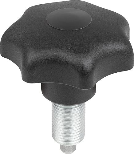 ARRETIER- UND SPANNGRIFF GR.4 D2=63, M16X1,5, L=74, L1=26, D=8, AUTOM.STAHL V...