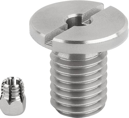 AUFNAHMEBUCHSE FÜR ZUSTANDSSENSOR, M30, D=16, FORM:B MIT GEWINDE UND BUND, ED...