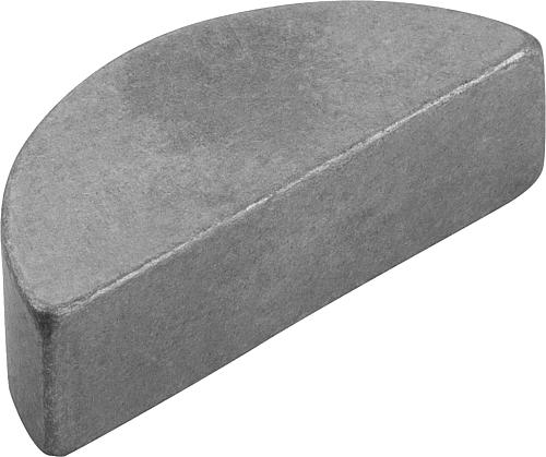 SCHEIBENFEDER DIN6888 10X16, STAHL BLANK
