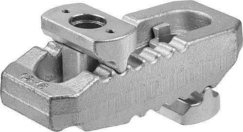 SPANNEISEN VERSTELLBAR D=25 L=235, FORM:C VERGÜTUNGSSTAHL, VERZINKT, MIT STIF...