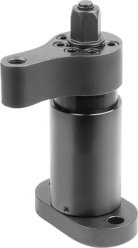 SCHWENKSPANNER RECHTSSCHWENKEND, FORM:A MIT SPANNARM, F=6, VERGÜTUNGSSTAHL SC...