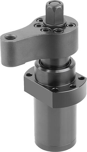 SCHWENKSPANNER RECHTSSCHWENKEND, FORM:A MIT SPANNARM, F=10, VERGÜTUNGSSTAHL S...