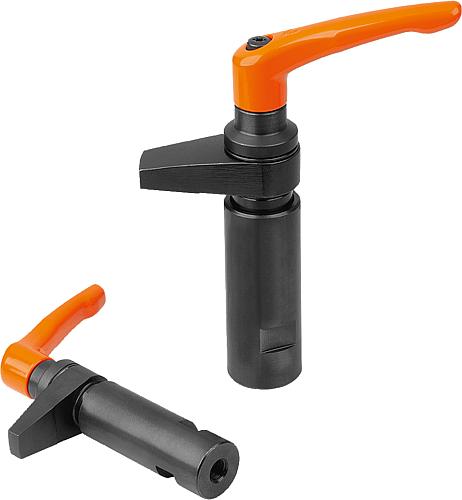 SPANNHAKEN MIT BUND, MIT SPANNKRAFTVERSTÄRKER, M12, D1=32, P=12, VERGÜTUNGSST...
