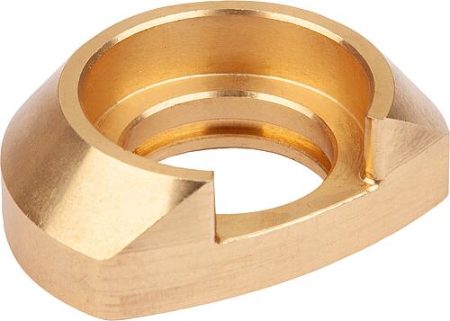 SPANNRING, FORM:B ABGEFLACHT MESSING