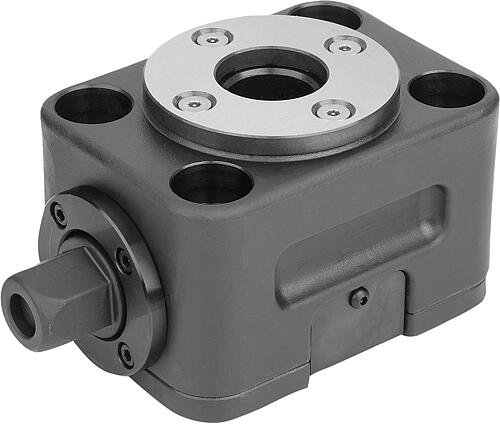 ZUGSPANNER AUTOMATIONSFÄHIG, B=70, L=95, F=12, VERGÜTUNGSSTAHL SCHWARZ