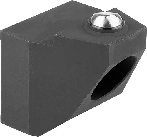 SPANNBACKEN FORM:E UNTERE SPANNBACKE, M.PENDELNDER ABGEFL.KUGEL, H1=32,8, EIN...