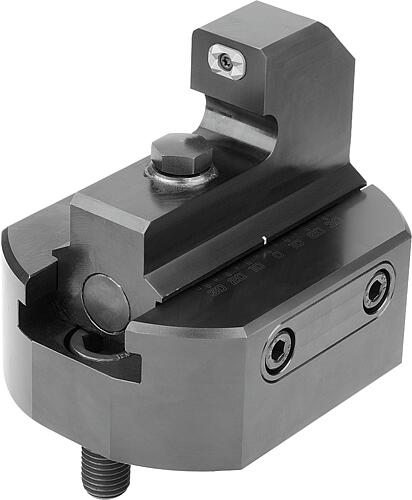 ANSCHLAG MIT GRIPPER SYSTEMGRÖßE 16 130X100X113, G=M16, STAHL BRÜNIERT