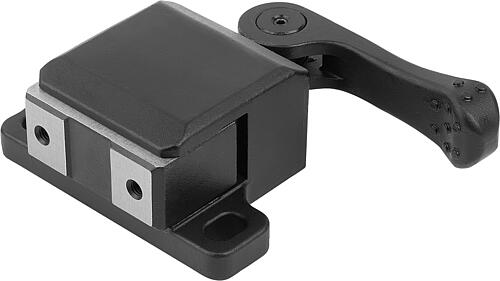 SEITENSPANNER MIT SPANNHEBEL, FORM:B, F=3, S=2,2, VERGÜTUNGSSTAHL SCHWARZ BRÜ...