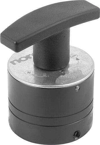 SPANNMUTTER MIT T-GRIFF D=M20 VERGÜTUNGSSTAHL, KOMP:ALUMINIUM