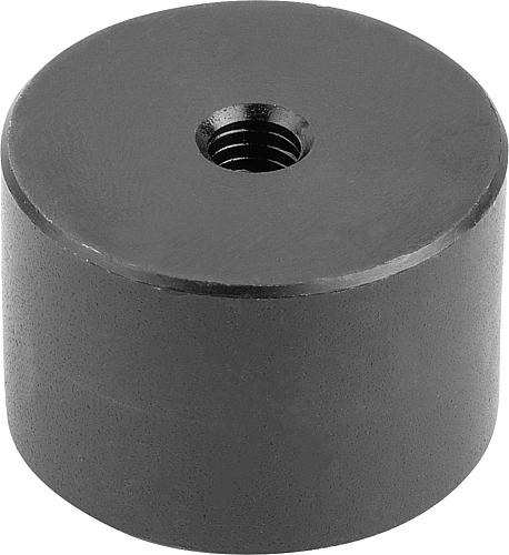 DREHLAGER MIT GEWINDEBOLZEN, D=M06, D1=30, STAHL BRÜNIERT