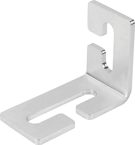 WINKEL OFFEN L=80, B=40, H=60, STAHL VERZINKT UND PASSIVIERT