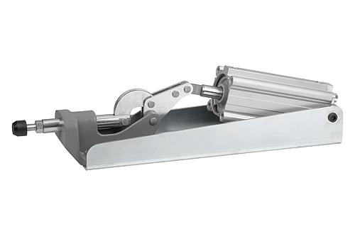 SCHUBSTANGEN-PNEUM.SPANNER ECKIG, FORM:B KONSOLE LANG, S=38, F1=25, TEMPERGUS...