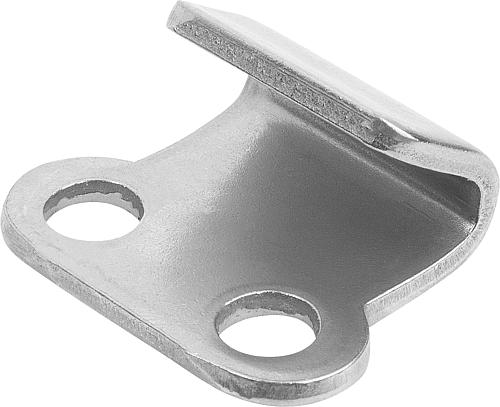 GEGENHAKEN FÜR SPANNVERSCHLUSS, MIT BÜGEL, FORM:B, EDELSTAHL 1.4301 BLANK