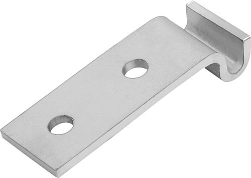 GEGENHAKEN FÜR SPANNVERSCHLUSS, MIT BÜGEL, FORM:C, EDELSTAHL 1.4301 BLANK