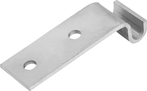 GEGENHAKEN FÜR SPANNVERSCHLUSS, MIT BÜGEL, FORM:D, EDELSTAHL 1.4301 BLANK