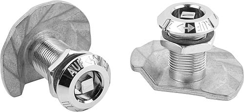 DREHRIEGEL MIT STUFENZUNGE, ZINK VERCHROMT MIT DOPPELBART 5MM, L=60