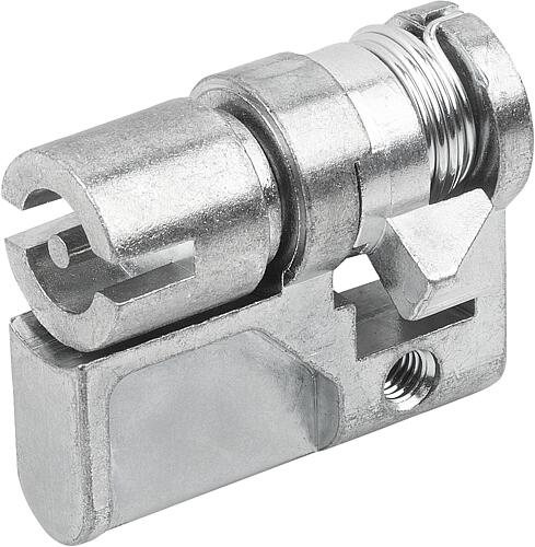 PROFIL-HALBZYLINDER FORMEINSATZVERRRIEGELUNG, FORM:D, MIT DOPPELBART 5MM, ZIN...
