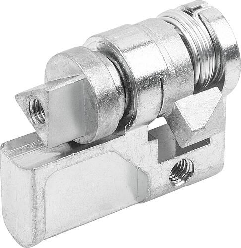 PROFIL-HALBZYLINDER FORMEINSATZVERRRIEGELUNG, FORM:I, MIT DREIKANT 10MM, ZINK...