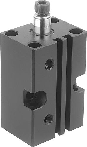 SCHWENKSPANNER PNEUMATISCH, LINKSSCHWENKEND, GR.63, FORM:C 100X80X106, ALUMIN...