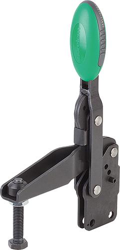 SCHNELLSPANNER VERTIKAL STANDARD, FUß SENKRECHT F1=3000, VERSTELLB. ANDRUCKSP...