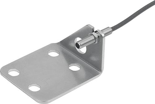 ZUSTANDSSENSOR M.HALTER FUß WAAGRECHT, SCHLIEßER GR.4 M08X45, FORM:V FÜR SCHN...