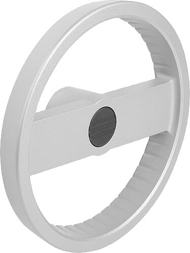 2-SPEICHENHANDRAD D1=160, FORM:C PASSBOHRUNG MIT NUT, D2=16, ALUMINIUM SILBER...