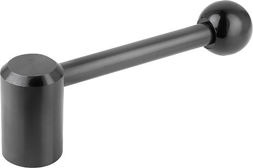 SPANNHEBEL GR.4 M20, A=128,5, FORM:0°, STAHL, KOMP:KUNSTSTOFF