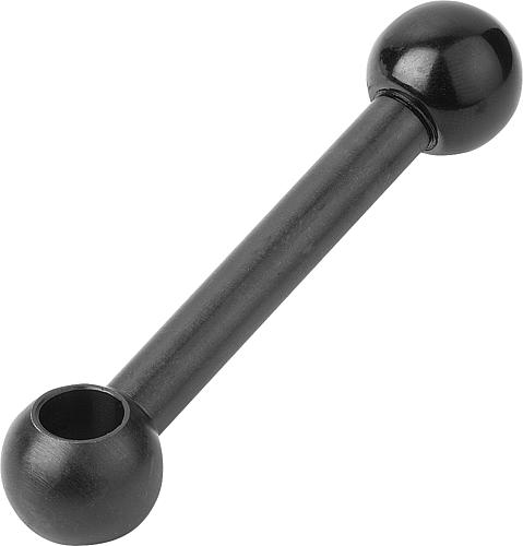 KUGELGRIFF, FORM:20° STAHL, KOMP:DUROPLAST