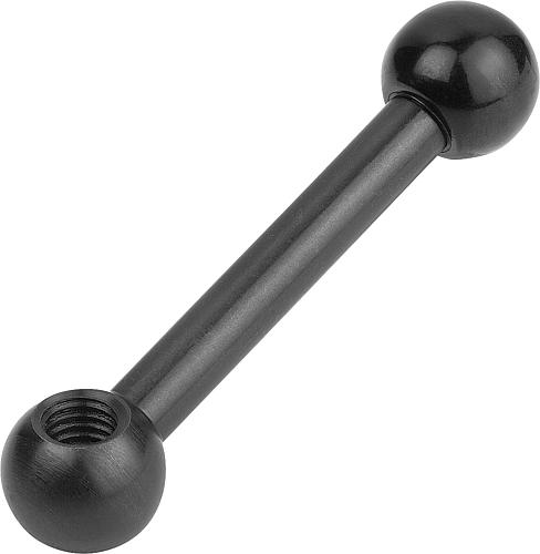 KUGELGRIFF, FORM:20° STAHL, KOMP:DUROPLAST