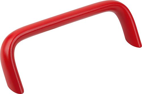 BÜGELGRIFF OVAL SCHRÄGSTEHEND, A=180, L=197, D=M08, ALUMINIUM ROT RAL3020 PUL...
