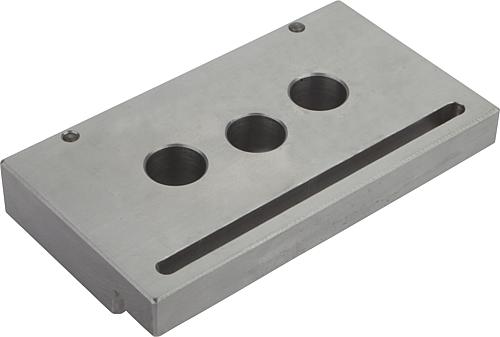 BOHRBUCHSENTRÄGER-PLATTE BAUSTAHL