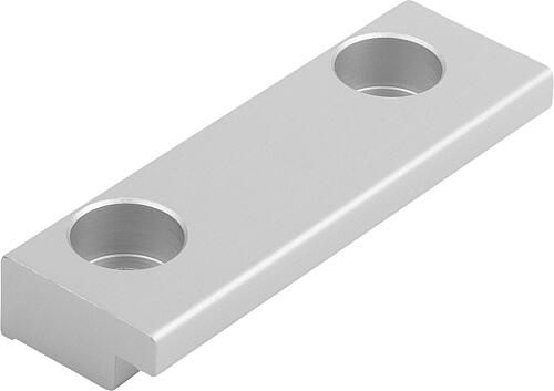 SPANNLEISTE, FORM:B, H=10, L=62 ALUMINIUM