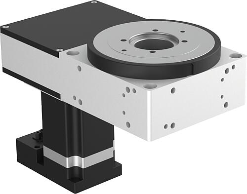 POSITIONIER-RUNDTISCH ZAHNRIEMENANTRIEB, FORM:F SCHRITTMOTOR M.STEUER.UNTEN, ...