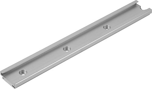 FÜHRUNGSSCHIENE DRYLIN® N MIT DURCHGANGSBOHRUNG FÜR M04, ALUMINIUM ELOXIERT, ...