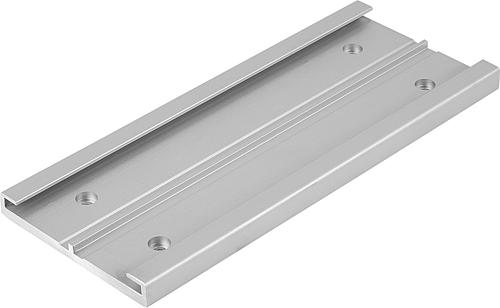 FÜHRUNGSSCHIENE DRYLIN® N MIT DURCHGANGSBOHRUNG FÜR M04, ALUMINIUM ELOXIERT, ...