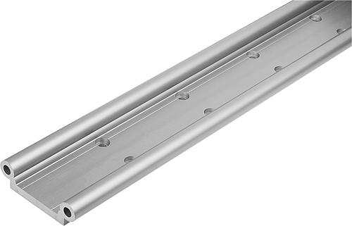 FÜHRUNGSSCHIENE, DOPPELT GR.20, L=4000, L1=120, L2=20, ALUMINIUM