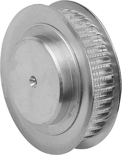 ZAHNRIEMENSCHEIBE PROFIL T2,5, B=10, N=60, FORM:B OHNE BORDSCHEIBE, ALUMINIUM...