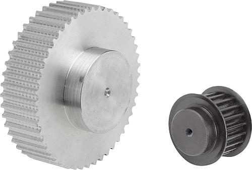ZAHNRIEMENSCHEIBE PROFIL HTD 5M, FORM:G, B=20,5, BR=15, N=72, ALUMINIUM