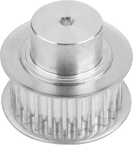 ZAHNRIEMENSCHEIBE PROFIL HTD 3M, FORM:A, B=20, BR=15, N=44, ALUMINIUM