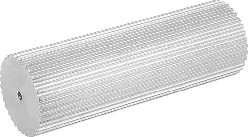 ZAHNWELLE PROFIL T2,5, N=100 ALUMINIUM