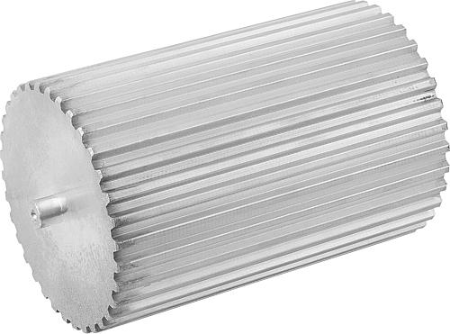 ZAHNWELLE PROFIL T10, N=72 ALUMINIUM