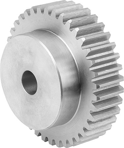 STIRNZAHNRAD GERADE, FORM:A MIT NABE, B=80, N=30, D2=30, STAHL BLANK