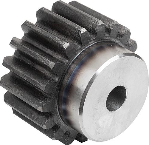STIRNZAHNRAD GERADE, FORM:A MIT NABE, B=50, N=30, STAHL EINSATZGEHÄRTET, BLANK